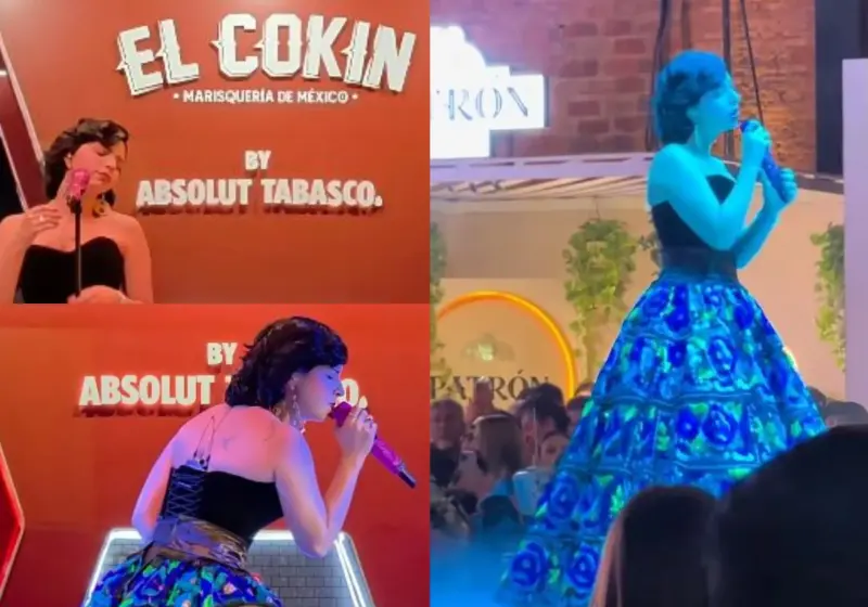 Ángela Aguilar canta en un marisquería y desata las burlas; la abuchean y le gritan “Cazzu”