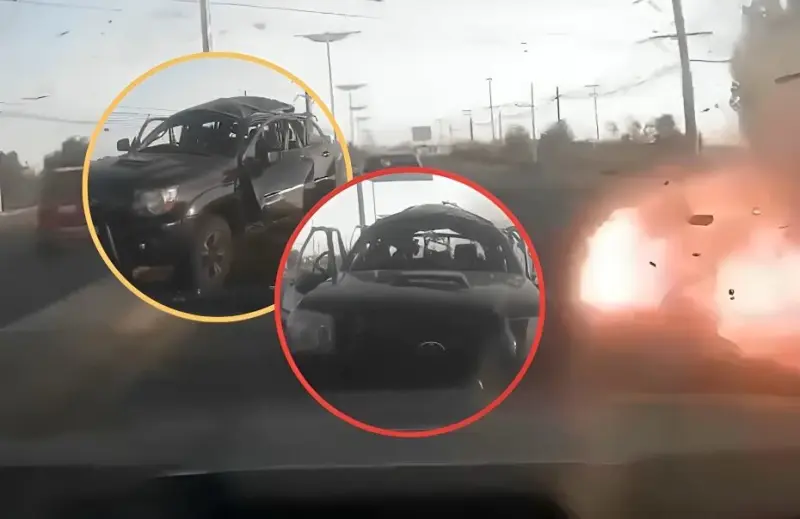 Explosión dentro de camioneta en Tecámac deja dos muertos y moviliza a la Fiscalía del Estado de México; uno era un presunto operador criminal