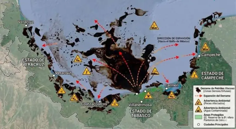 Desastre petrolero sigue afectando el Golfo de México: Greenpeace