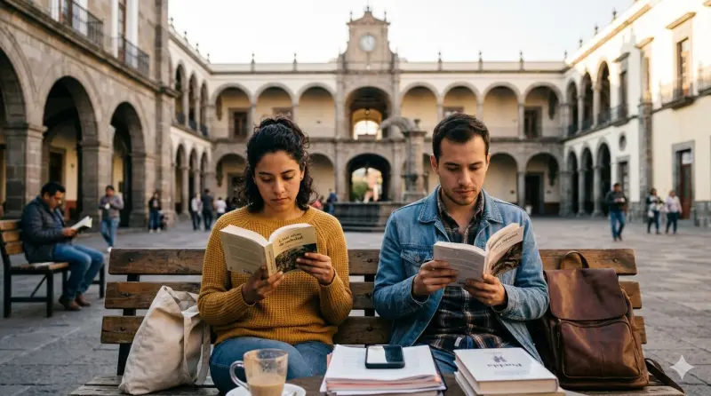 Jóvenes poblanos leen 5 libros al año; prefieren el papel y el terror