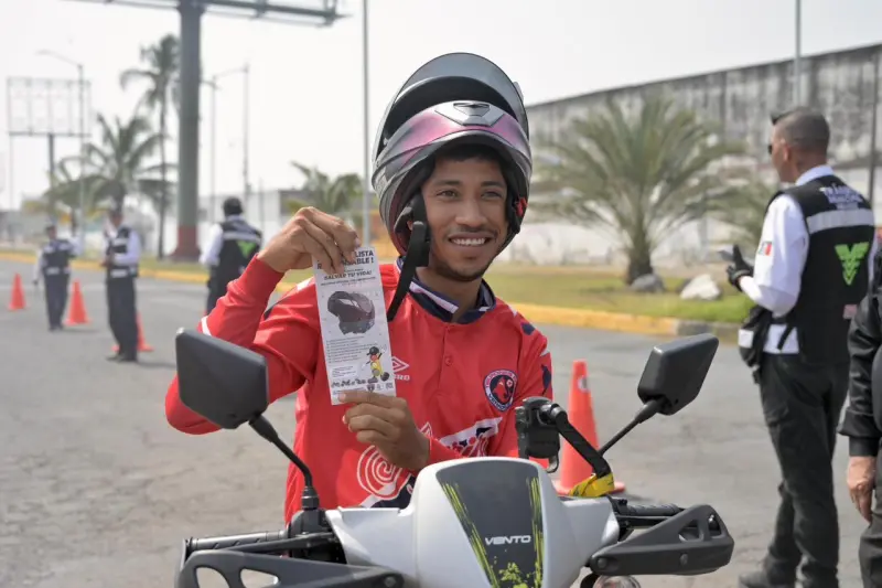 Inicia programa Motociclista Responsable en la ciudad de Veracruz