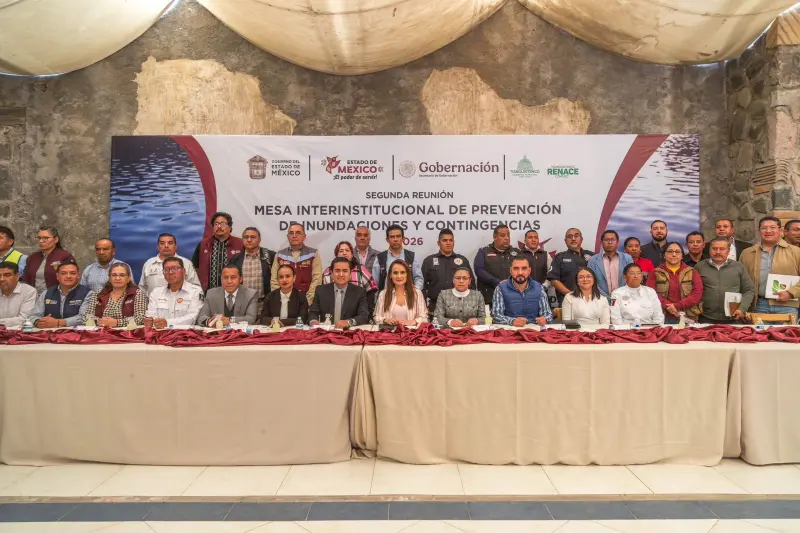 Recibe Tianguistenco mesa interinstitucional para prevenir inundaciones