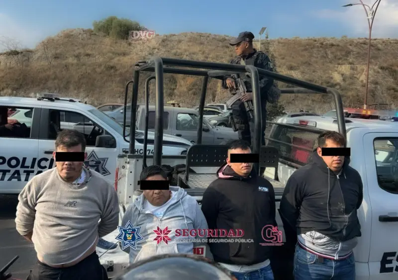 Detienen a 4 tras persecución en el Río de las Avenidas en Pachuca