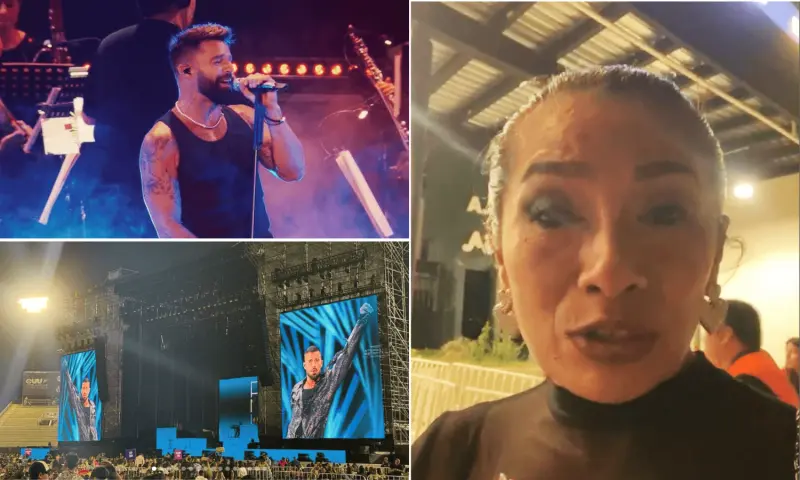 Sacan a fan de concierto de Ricky Martin en Mérida, narra entre lágrimas qué pasó VÍDEO