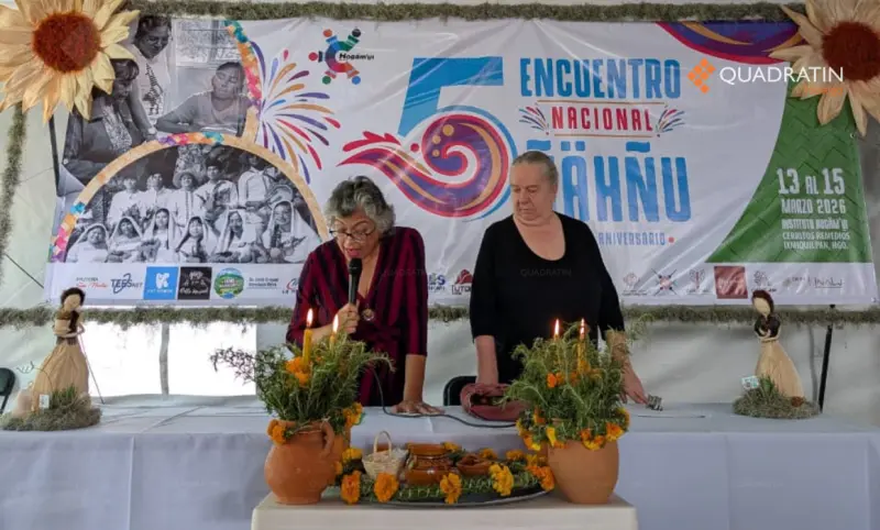 Celebran 5to encuentro nacional Hñahñu en Ixmiquilpan
