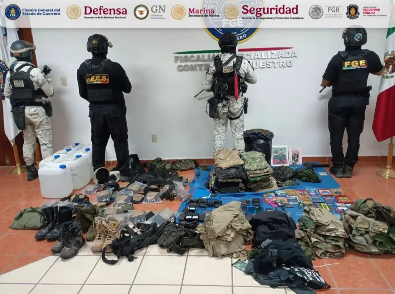 Hallan droga y campamento clandestino durante operación en Xaltianguis