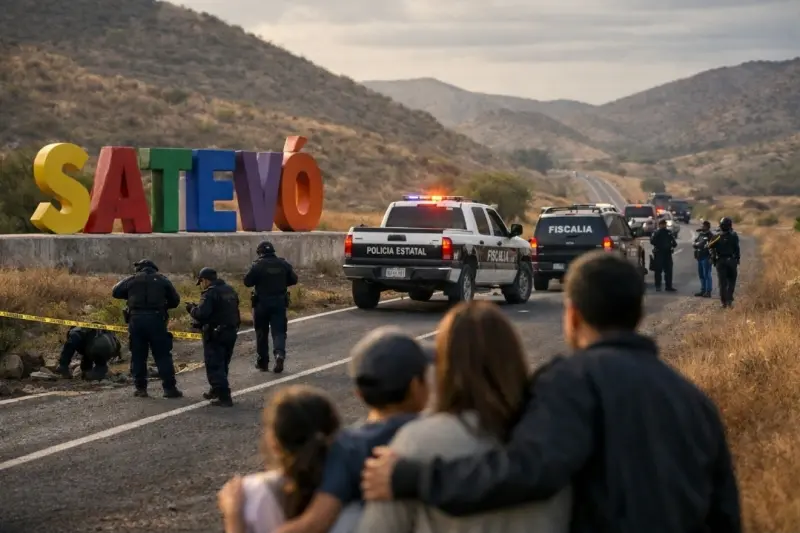 Reportan desaparición de familia en carretera Chihuahua-Satevó