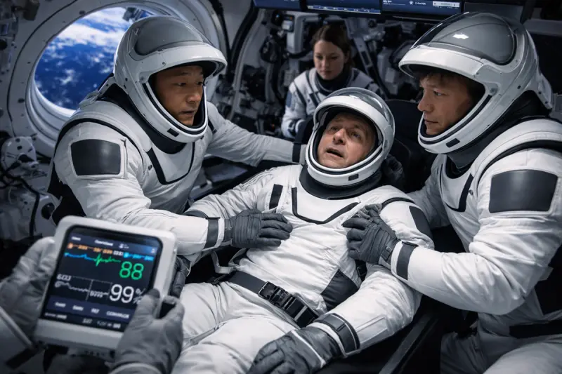 Astronauta perdió el habla en el espacio. ¿Qué dicen los doctores?