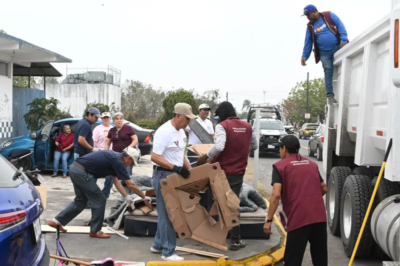 Recolecta Ayuntamiento de Veracruz 153 toneladas de desechos