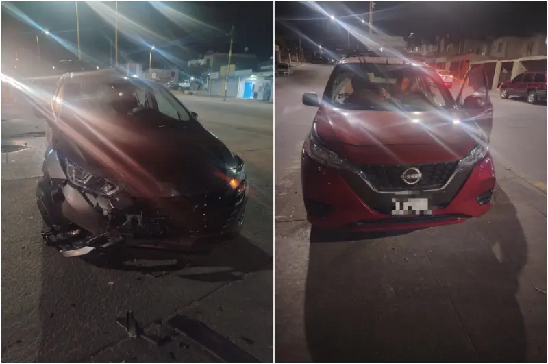 Vuelta en “U” termina en choque en avenida Constitucionalistas