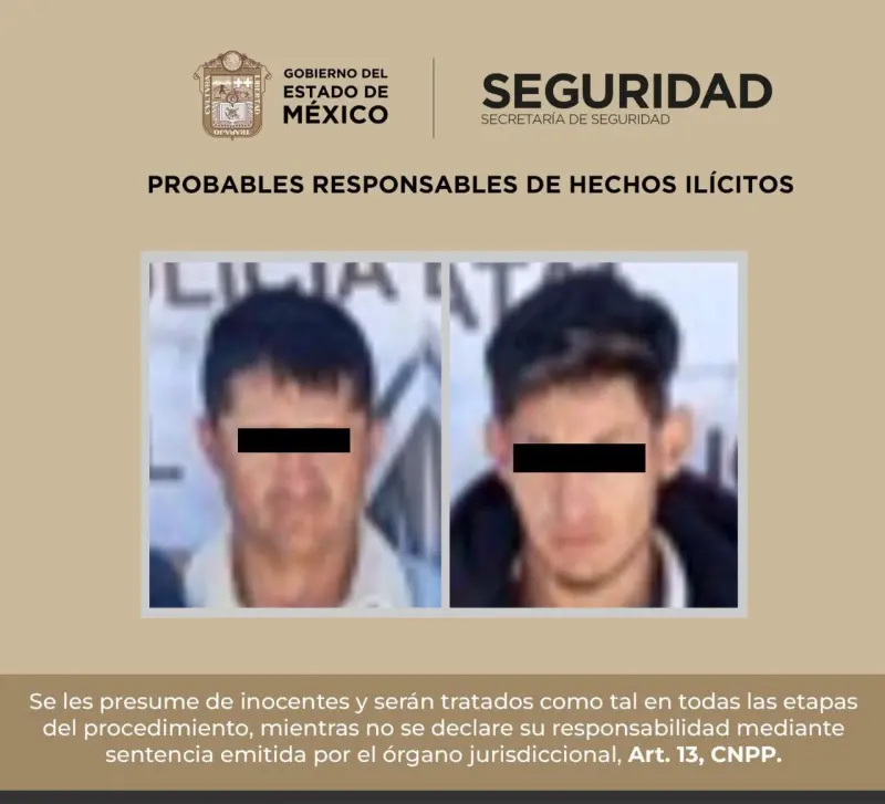 Caen 2 por 'cobro de piso' en Almoloya; estaban ligados a 'La Familia'