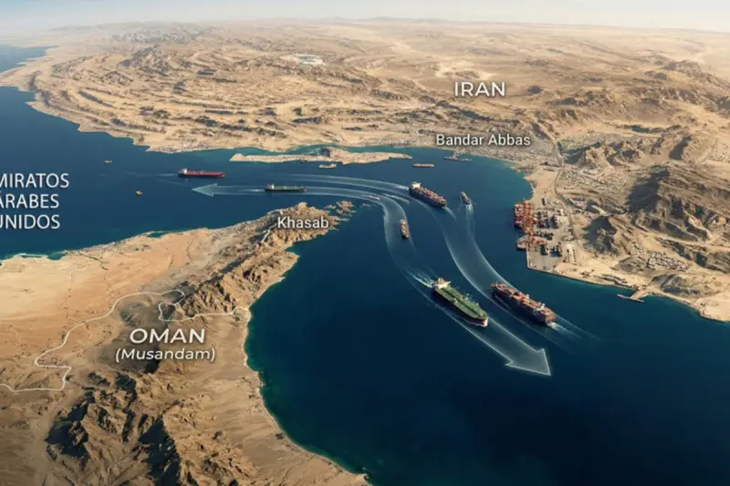 Irán amenaza con cerrar el estrecho de Ormuz y sacude mercado petrolero