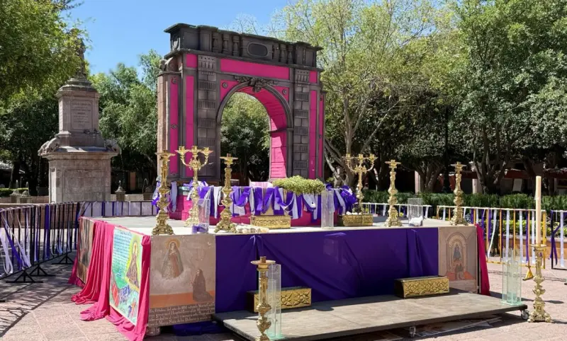 Instalarán Altar de Dolores en Plaza de Armas