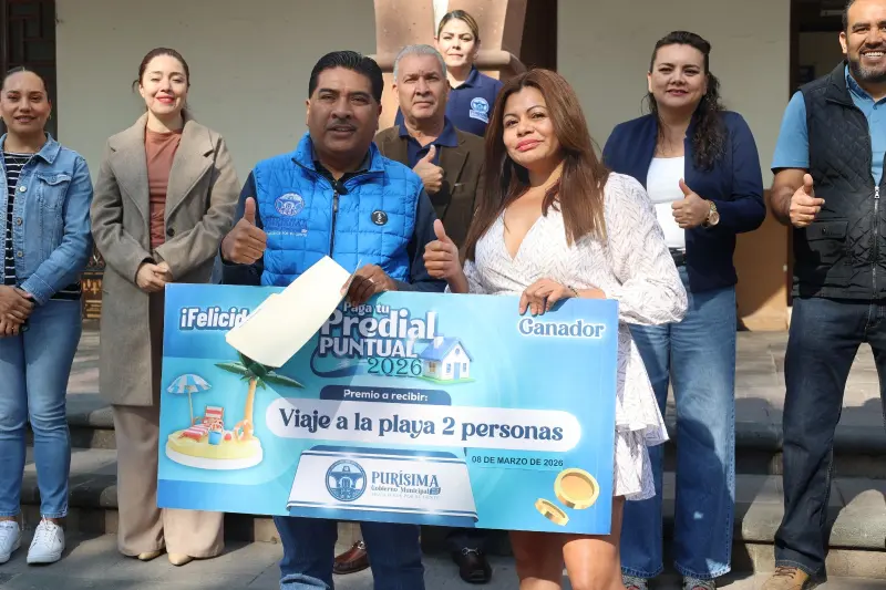 Purísima reconoce pago puntual del predial con premios