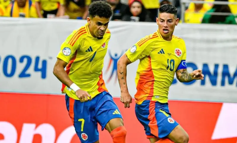 Con la emoción James Rodríguez y Luis Díaz de volver a un Mundial