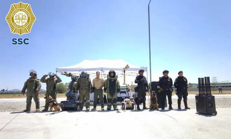 Capacitan a policías de SSC en protocolos de seguridad para Mundial