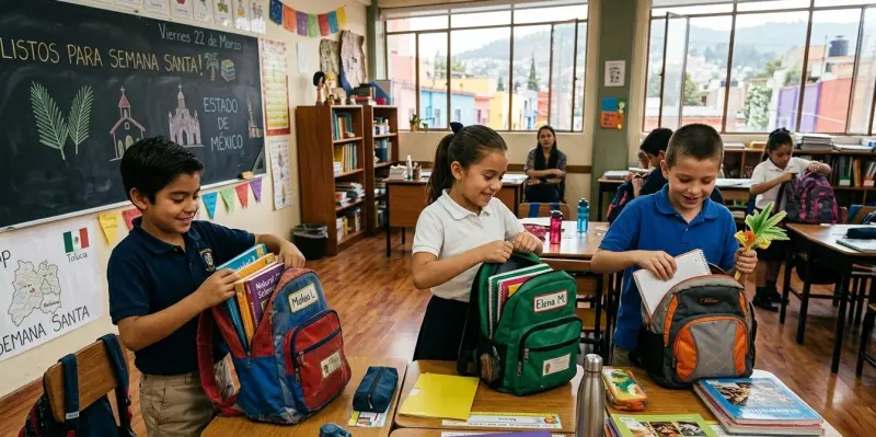 Adelantan la Semana Santa en Edomex: guardan libros y alistan el bañador