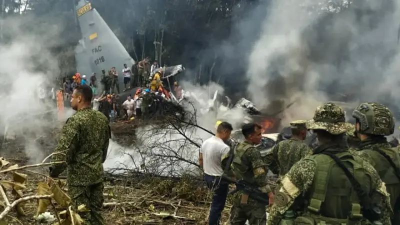 Tragedia aérea en Colombia