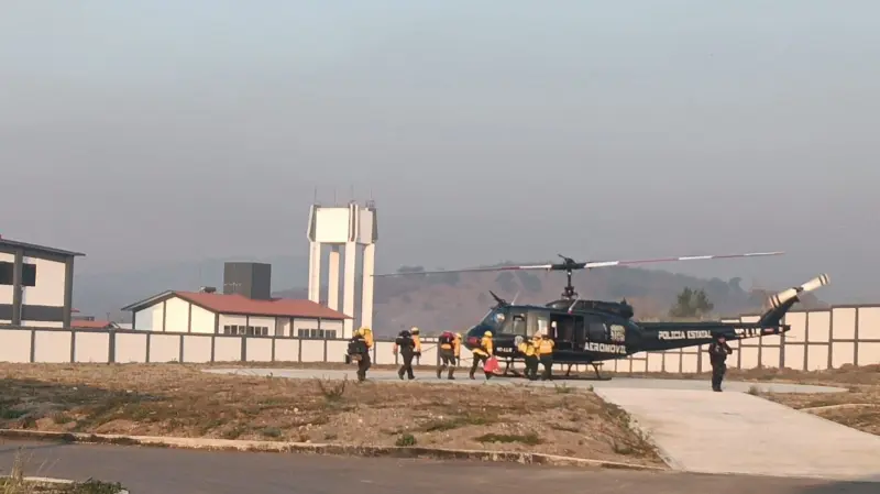 Se suma SSP Guerrero a atención a incendio en Chilpancingo