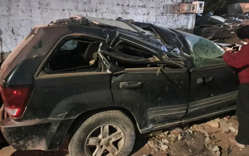 Camión se queda sin frenos en bajada y choca varios vehículos