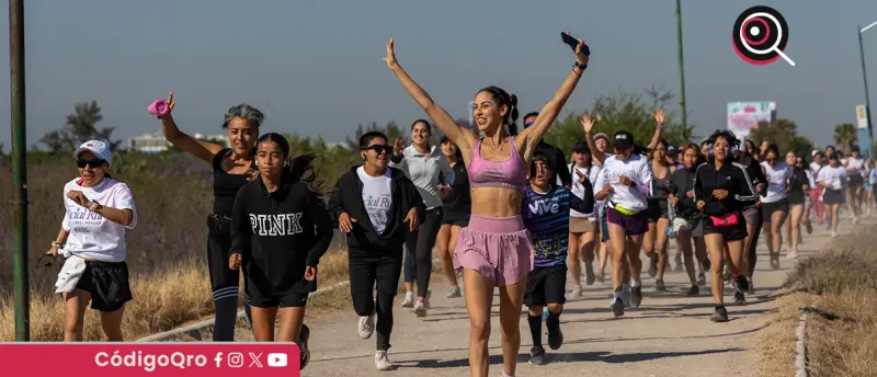 Más de 400 mujeres participan en Social Run de Sejuve