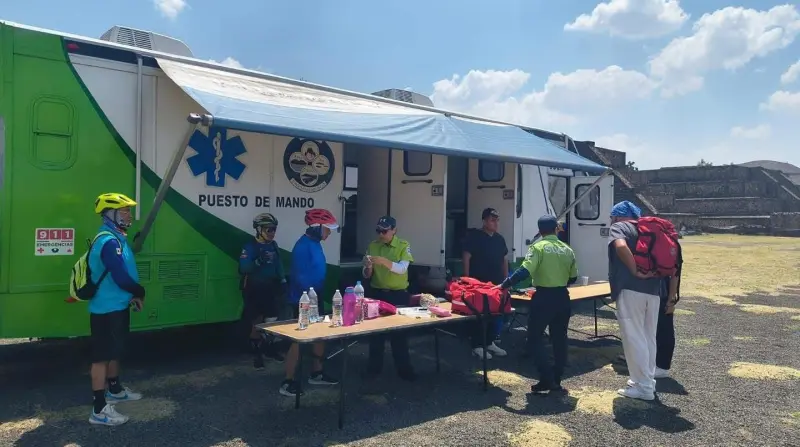 Reporta saldo blanco Edomex en operativo de equinoccio en Teotihuacán