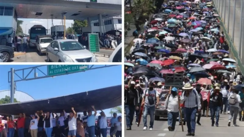 Tras plantón en Zócalo, maestros de la CNTE colapsan vialidades y oficinas en diversos estados