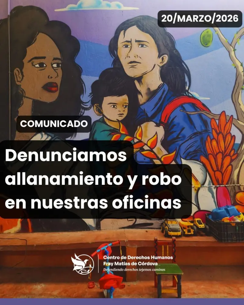 Allanan oficinas del FRAYMACO; denuncian robo dirigido de información