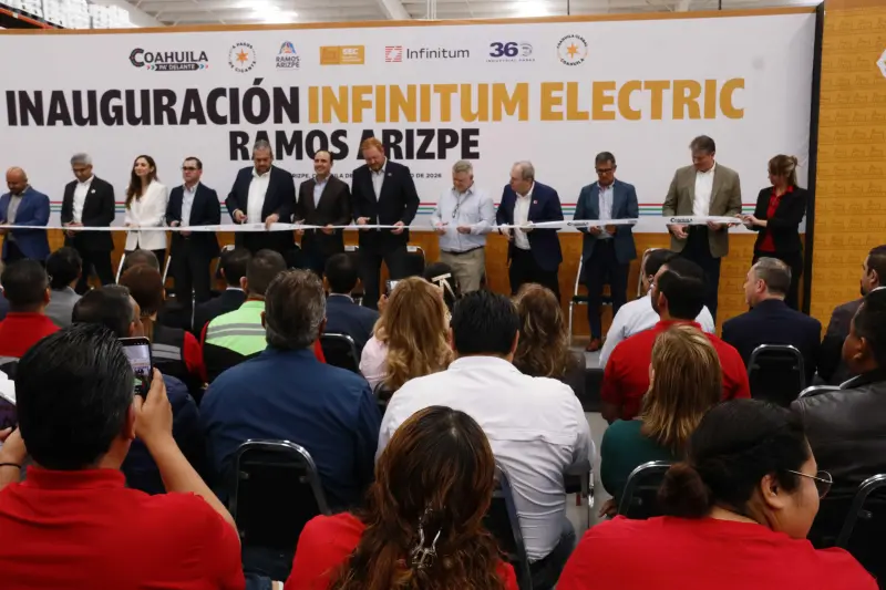 Realizan Inauguración de empresa Infinitum Electric en Ramos Arizpe; generará 130 empleos