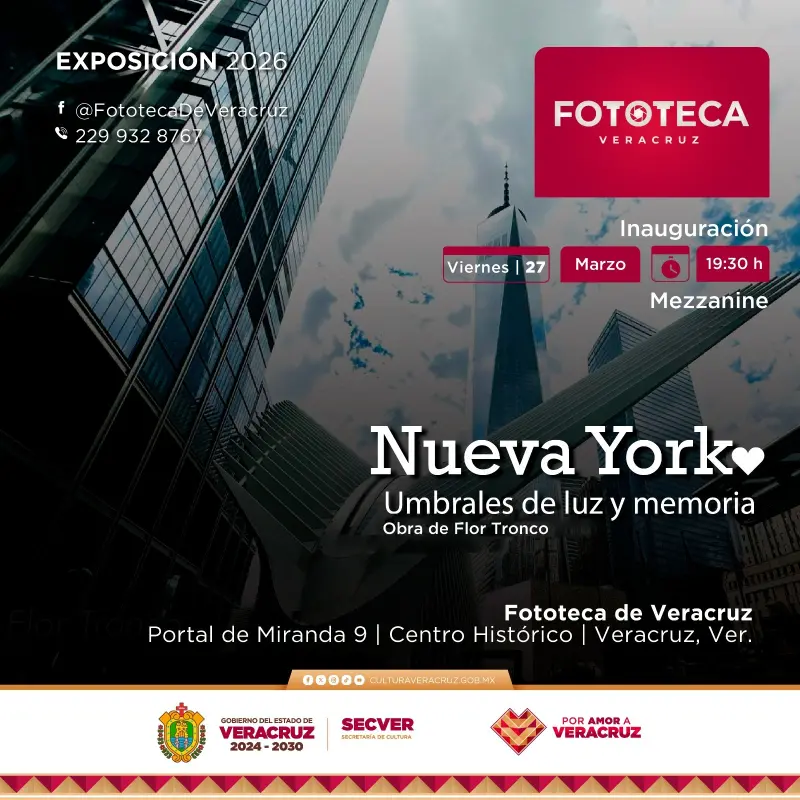 Secver invita a muestras fotográficas en la Fototeca de Veracruz