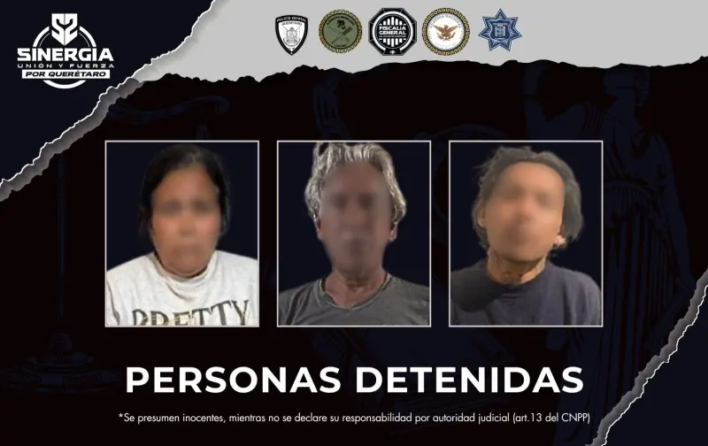 Fueron detenidos 3 presuntos narcomenudistas en La Pradera