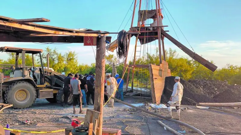 Avanzan 264 metros en rescate de mineros