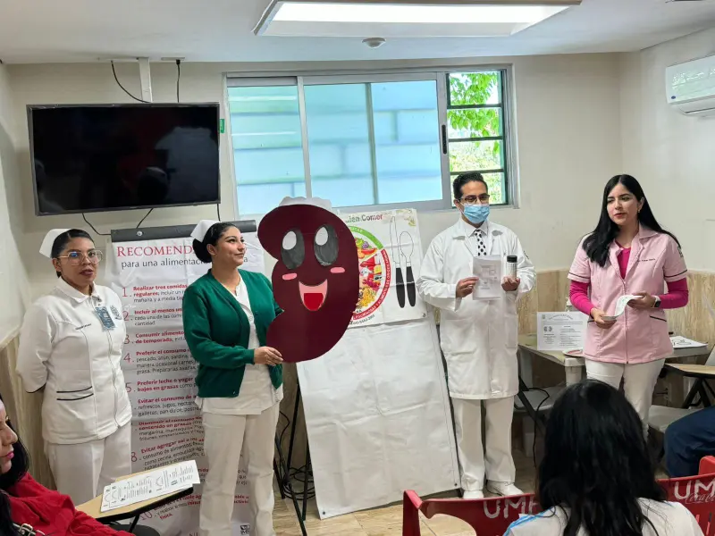 Delegación IMSS Coahuila llama procurar buenos hábitos frente a enfermedades renales