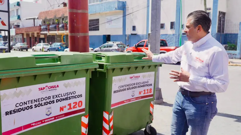 Avanza recolección de residuos en Tapachula: Yamil Melgar