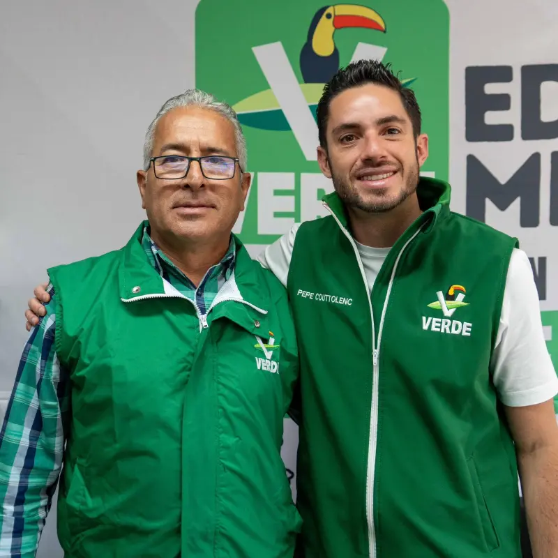 Fortifica Pepe Couttolenc al Partido Verde con llegada de Óscar Vergara