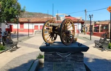 Niño, cañón de 1865 que vibró en Morelia y lo resguarda Acuitzio