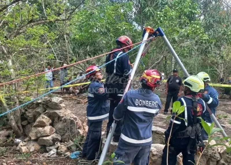 Hombre desaparecido en Chemax fue hallado sin vida en el pozo de un predio familiar