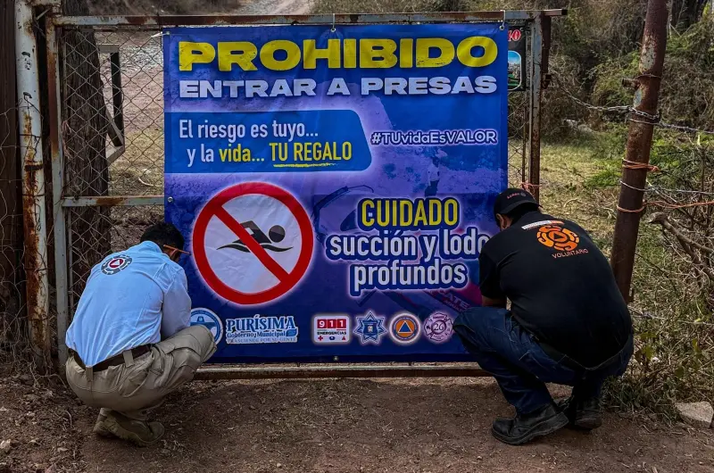 Refuerza Purísima prevención para evitar ahogamientos en cuerpos de agua