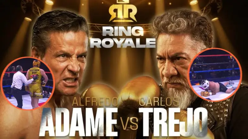 Alfredo Adame derrota a Carlos Trejo en 2 minutos durante el primer asalto de Ring Royale y confirma revancha para septiembre