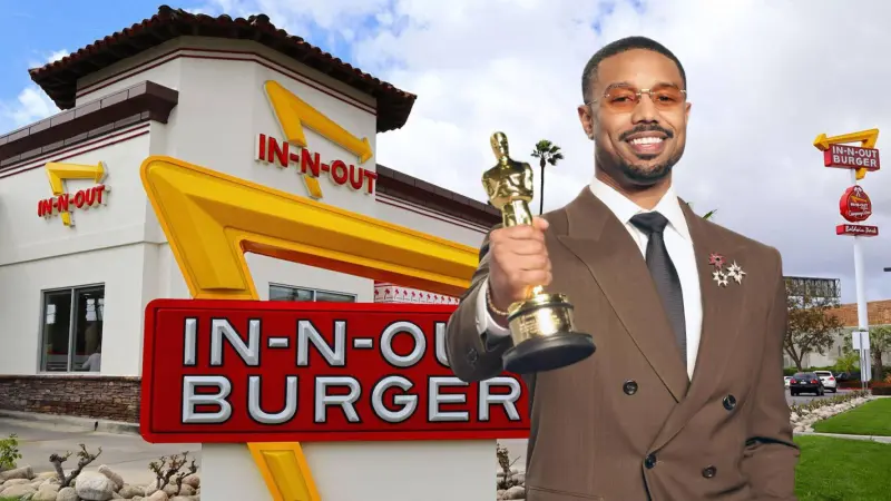 Michael B. Jordan en In-N-Out: ¿Por qué los ganadores del Oscar cenan hamburguesas?