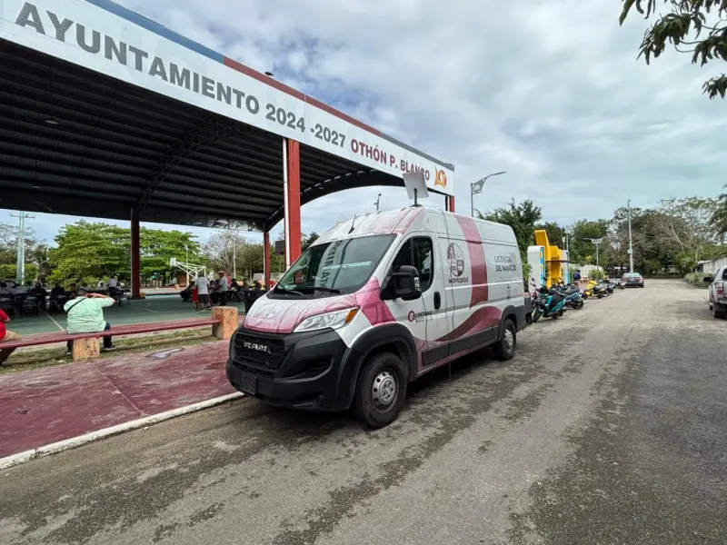 Caravanas móviles acercan licencias de conducir a comunidades de Quintana