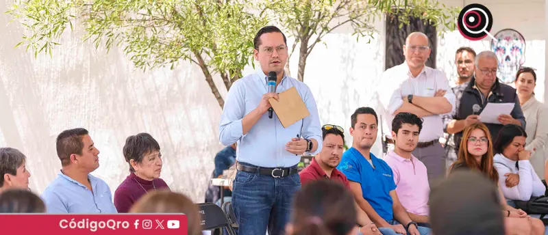 Josué Guerrero se reúne con vecinos del fraccionamiento La Vida