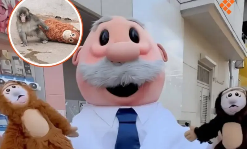 Lanza Dr. Simi muñeco inspirado en el mono japonés Punch