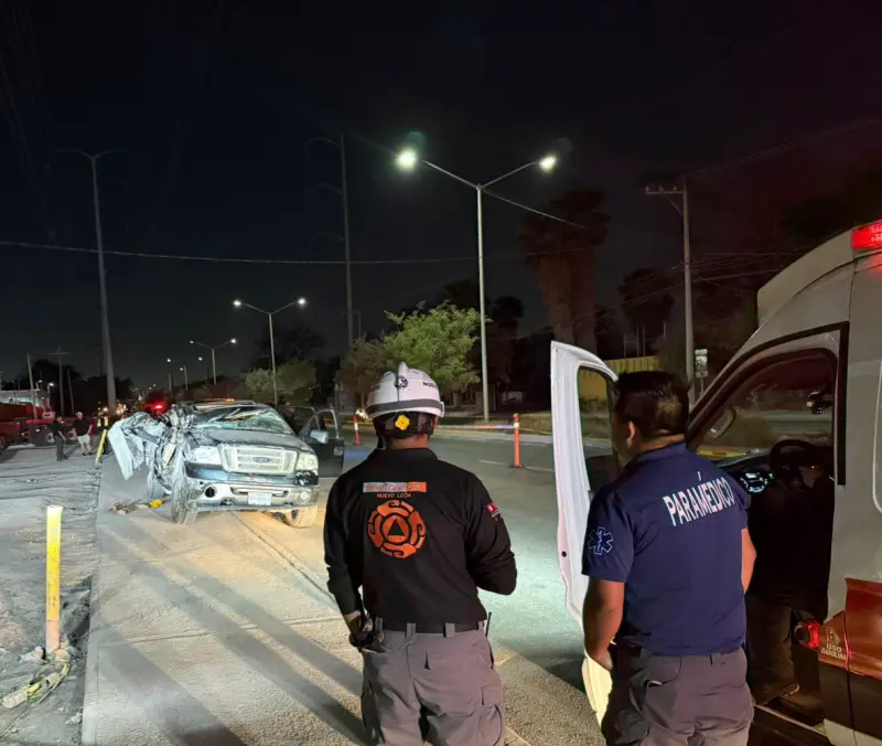 Accidente vial en Apodaca deja una persona fallecida