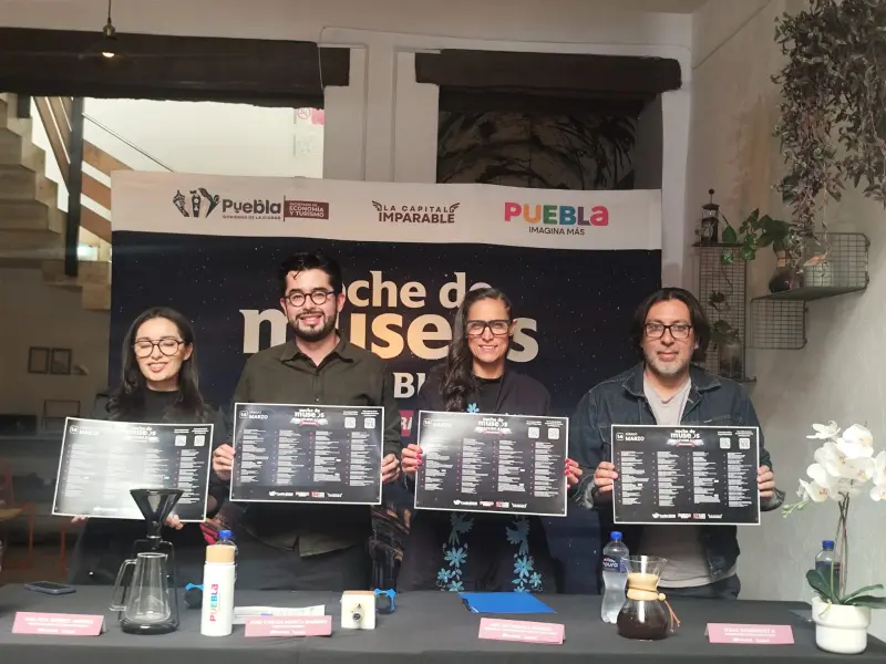 Impulsa Puebla alianza entre cultura y comercio en 2da Noche de Museos 2026