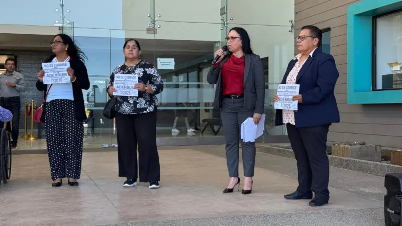 Se manifiestan abogados en Ensenada contra nuevas reglas para litigio familiar