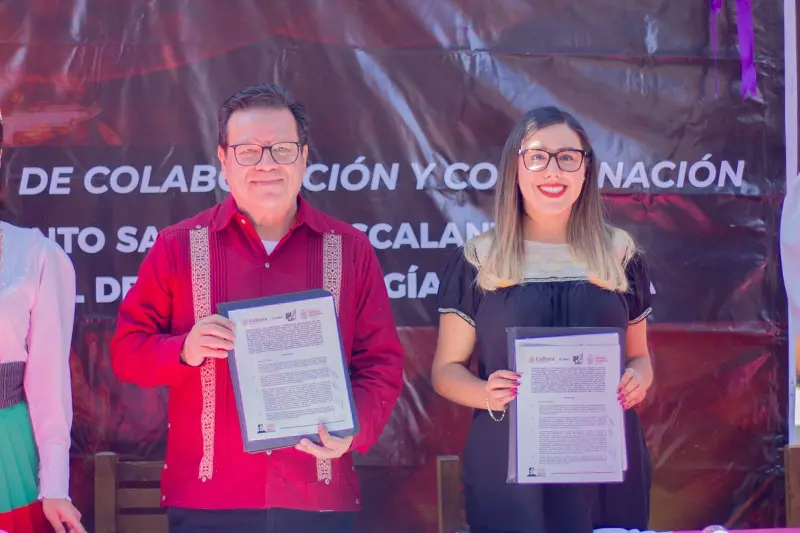 Firman convenio Salvador Escalante e INAH para preservar patrimonio