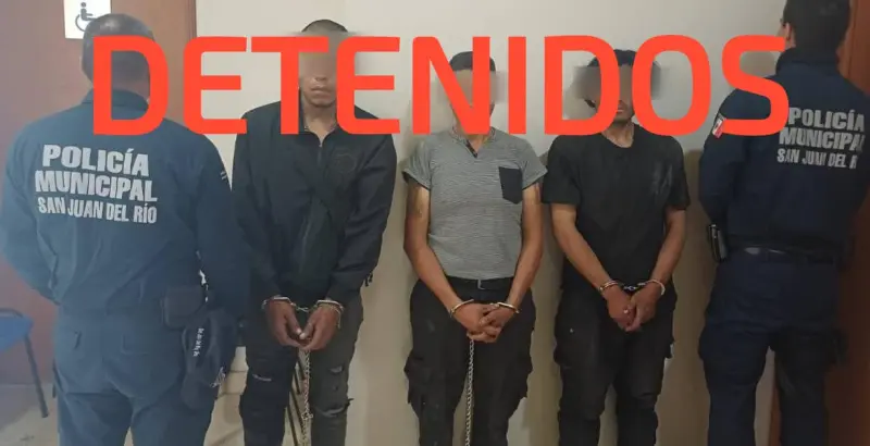 Sorprenden a tres sujetos en una casa abandonada con droga y réplica de arma en SJR tras operativo de vigilancia