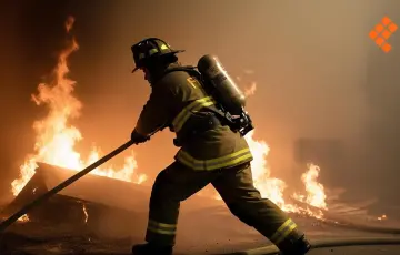 Se incendia casa de cartón en la Pablo Galeana de Morelia