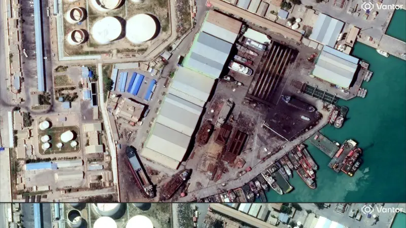 Planta atacada de Bushehr, la primera y única central nuclear de Irán